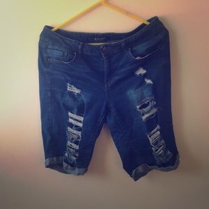 Distressed Shorts